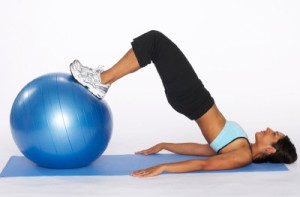 stability ball curl